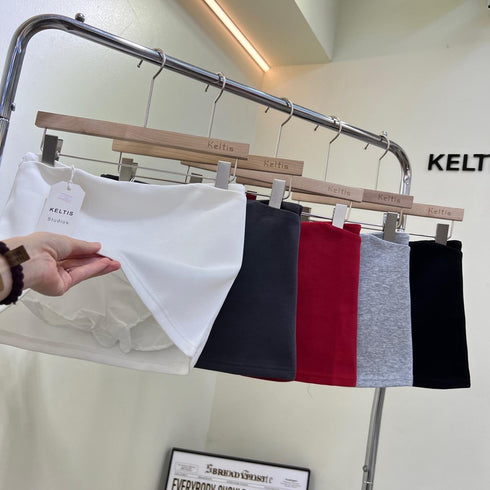 KELTIS Women Stylist Mini Pencil Skirts With Pocket